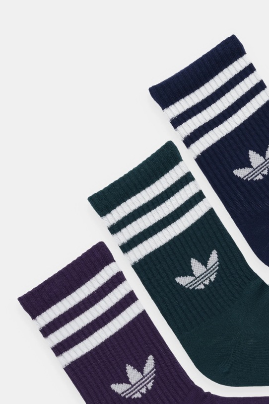 adidas Originals skarpetki Adicolor 3-pack JZ4943 granatowy AW25