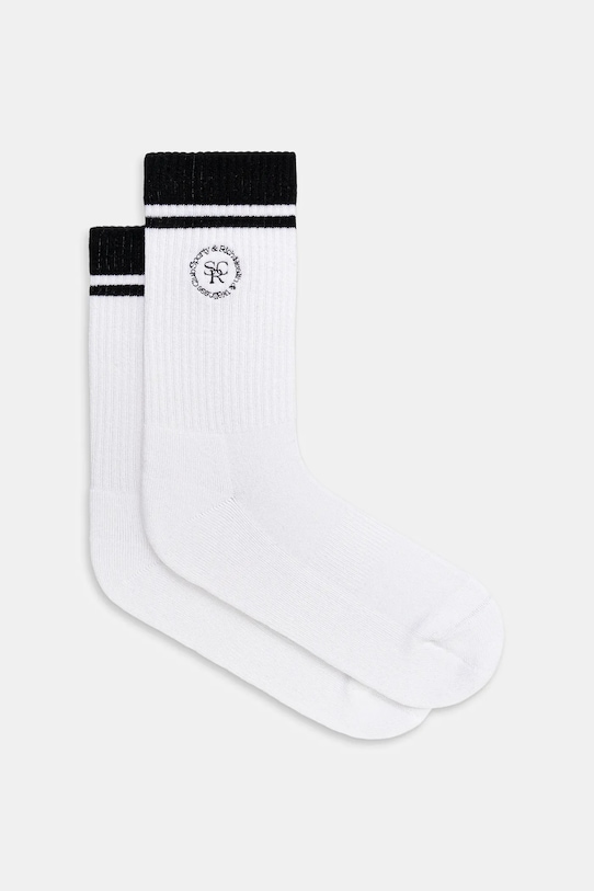 Ponožky Sporty & Rich SRHWC dlhé ponožky biela AC02767305WH09