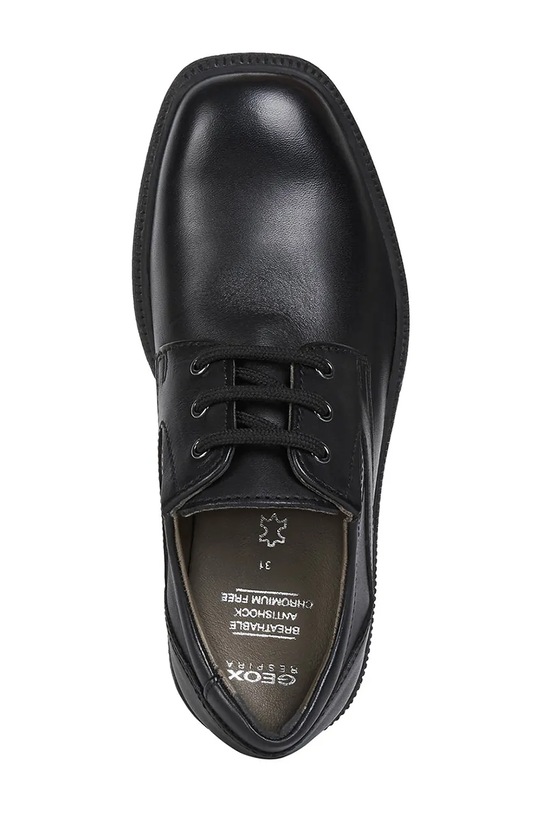 Geox scarpe basse in pelle bambini FEDERICO J04D1C.00043.34.41 nero