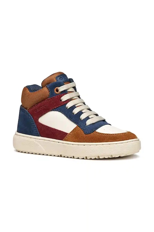 Geox sneakersy dziecięce THELEVEN tekstylny brązowy J46LDC.05422.28.35