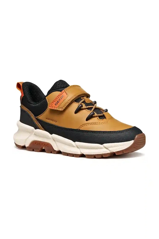 Geox sneakers pentru copii FLEXYPER textil maro J56LCA.0MEFU.28.35