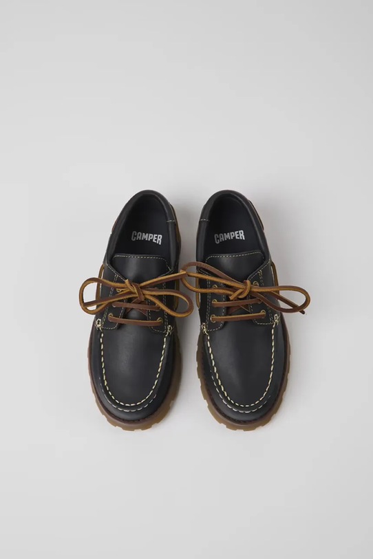 Chłopiec Camper mokasyny skórzane dziecięce K800416.35.38 czarny