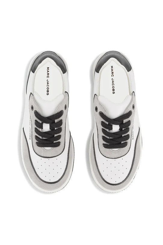 Παιδικά δερμάτινα αθλητικά παπούτσια Marc Jacobs W60672.27.35 λευκό