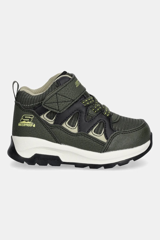 Skechers cizme de iarnă pentru copii STORM BLAZER - DRIZZLE SQUAD 406377N verde AW25