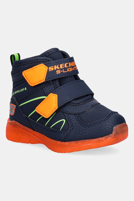 Skechers cizme de iarnă pentru copii ILLUMI-BRIGHTS - SPLASH BEAMS sintetic bleumarin 407613N
