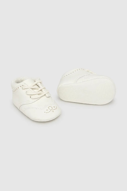 Dětské boty Mayoral Newborn imitace kůže béžová 9945.1K.Newborn.9BYA