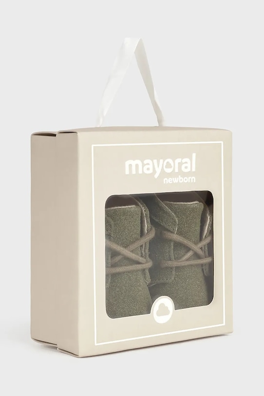Mayoral Newborn pantofi pentru bebeluși gri 9948.1L.Newborn.9BYA