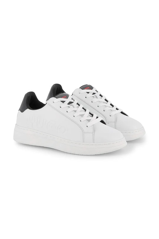 HUGO sneakersy skórzane Planet friendly biały G00533.30.35