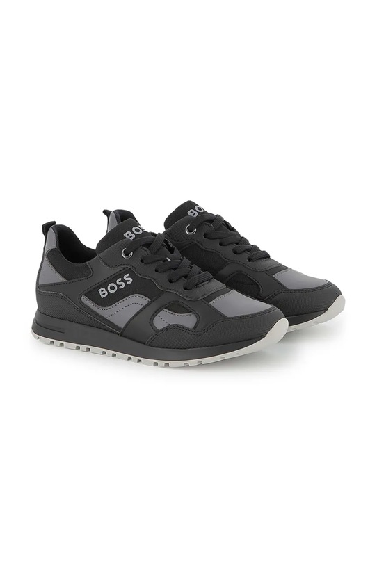 BOSS scarpe da ginnastica per bambini tessile nero J52564.36.40