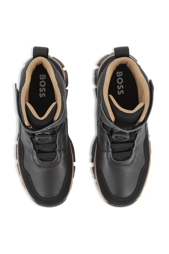 BOSS buty zimowe dziecięce czarny J52568.36.40