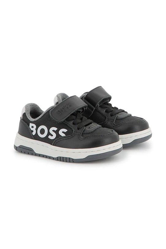 BOSS scarpe da ginnastica per bambini pelle fiore nero J52574.28.30