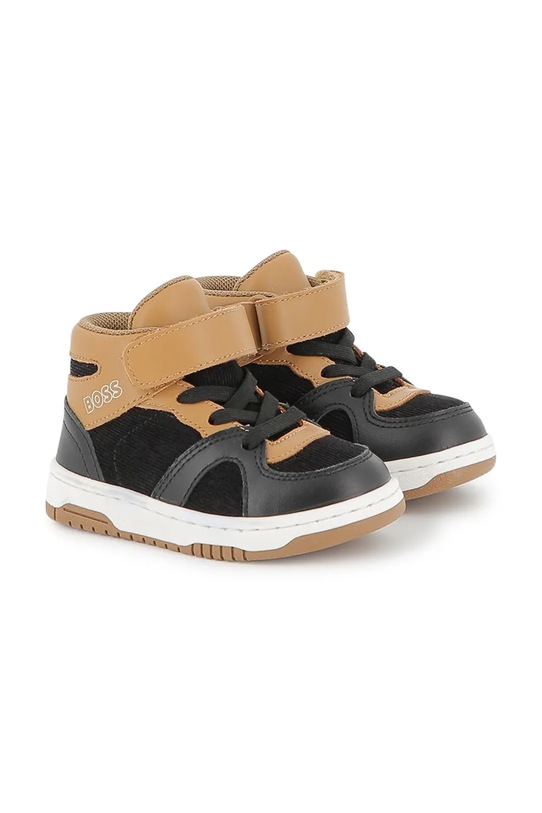BOSS sneakersy niemowlęce tekstylny brązowy J52584.19.21