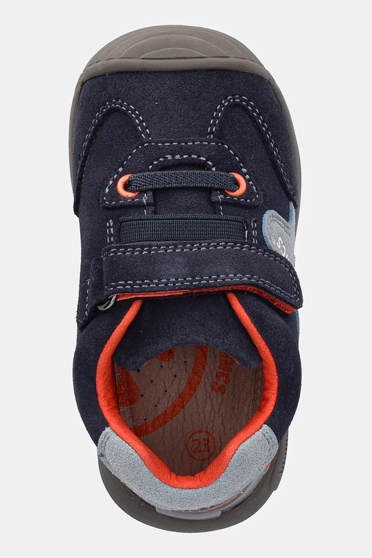 Παιδικά κλειστά παπούτσια σουέτ Biomecanics σκούρο μπλε 251127
