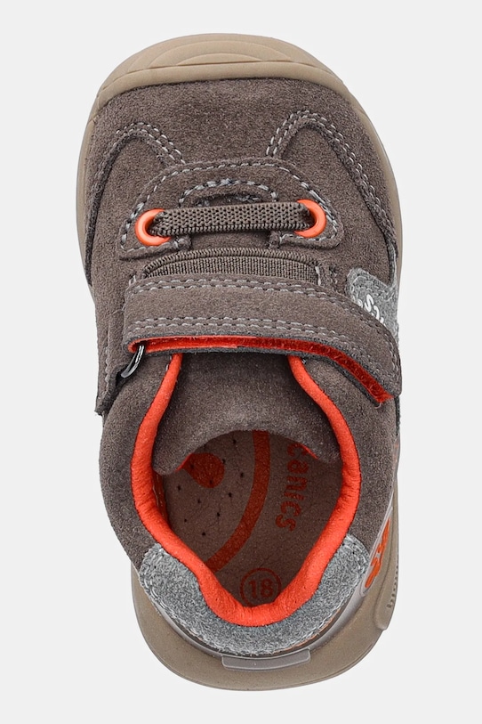 Παιδικά κλειστά παπούτσια σουέτ Biomecanics καφέ 251127