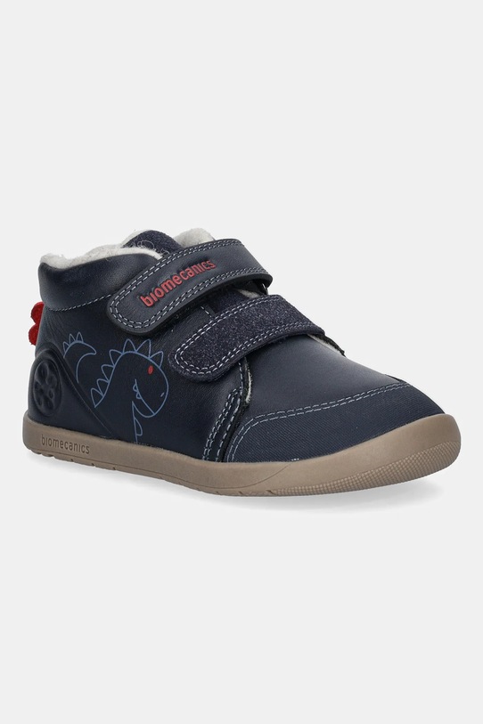 Biomecanics scarpe basse in pelle bambini pelle fiore blu navy 251162.24.26