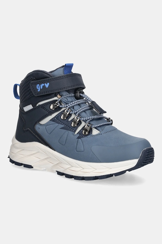 Παιδικά παπούτσια Garvalin απομίμηση λείου δέρματος σκούρο μπλε 251528.28.34