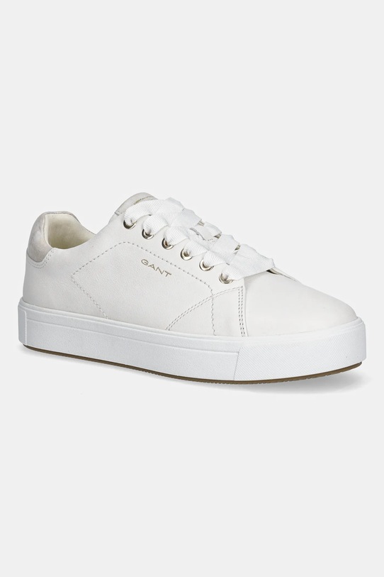 Gant sneakersy skórzane Avino płaska biały 31531982