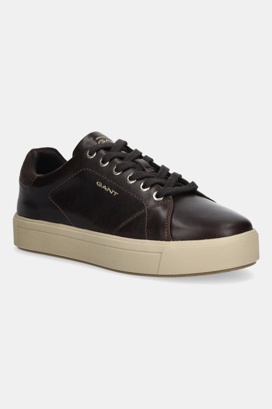 Gant sneakersy skórzane Avino płaska brązowy 31531984