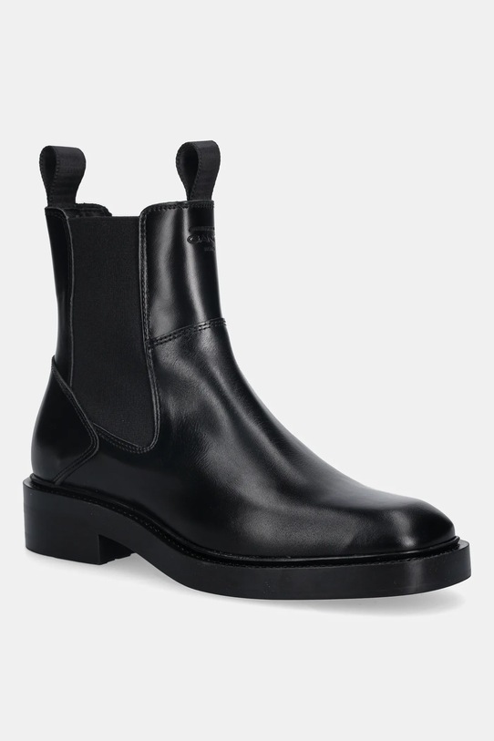 Gant sztyblety skórzane Fallwi płaski czarny 31541129