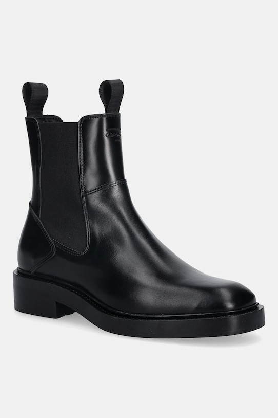 Gant sztyblety skórzane Fallwi płaski czarny 31541129