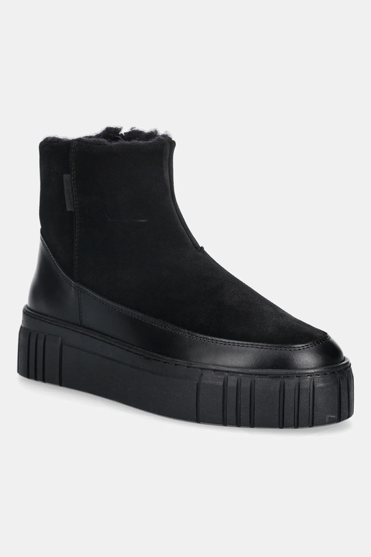 Gant śniegowce skórzane Snowmont skóra zamszowa czarny 31543097