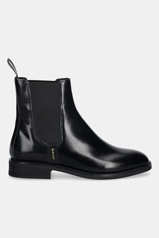 Gant botki skórzane Fayy 31551126 czarny AW25