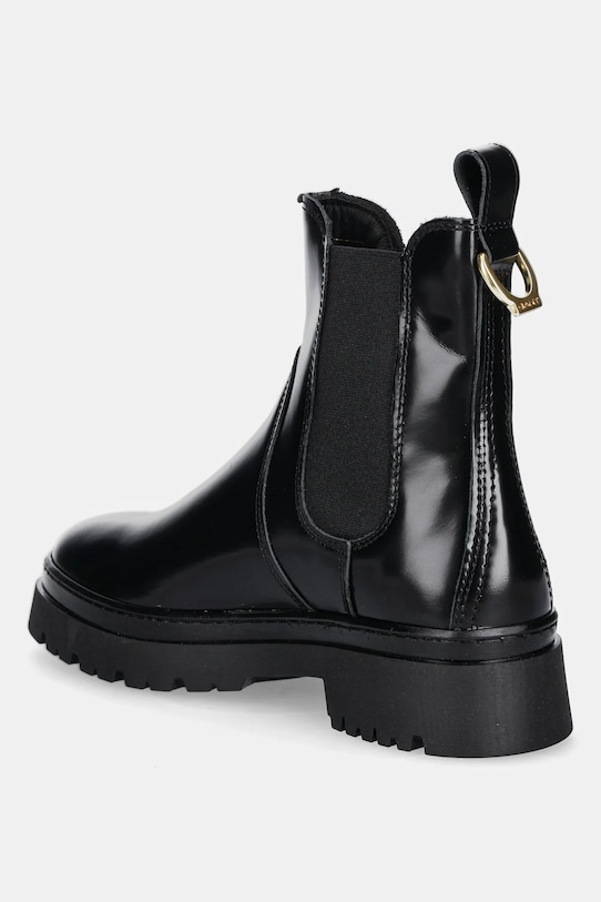 Obuwie Gant sztyblety skórzane Aligrey 31551158 czarny