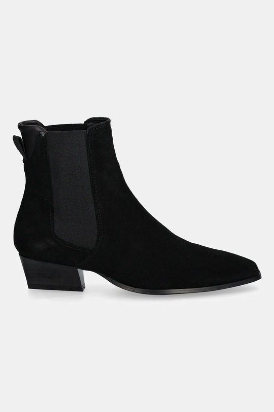 Gležnjače od brušene kože Gant Bassotte 31553150 crna AW25