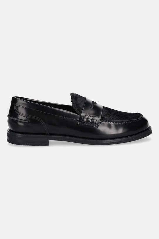 Δερμάτινα μοκασίνια Gant Gracelyn 31571060 μαύρο AW25