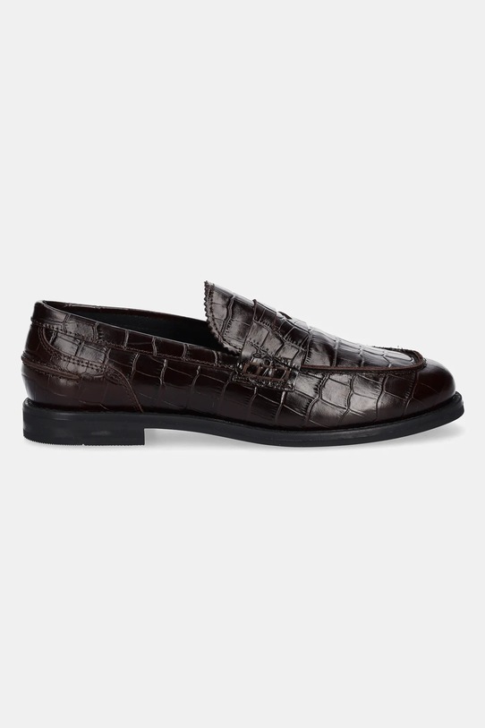 Δερμάτινα μοκασίνια Gant Gracelyn 31571061 καφέ AW25
