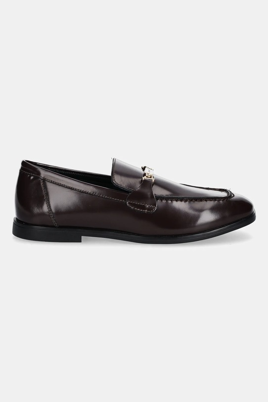 Gant mokasyny skórzane Gimble 31571125 bordowy AW25