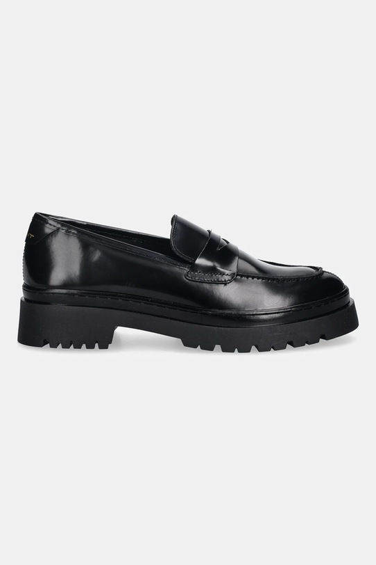 Gant mokasyny skórzane Aligrey 31571154 czarny AW25
