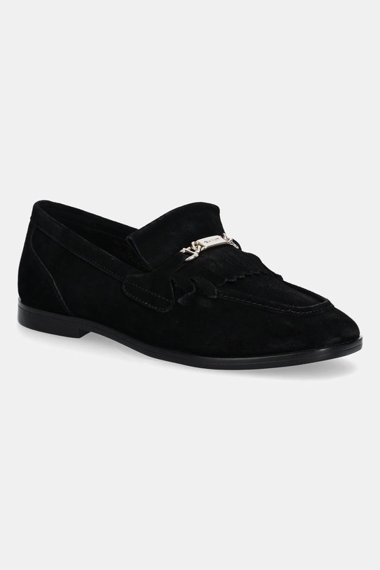 Gant mokasyny zamszowe Gimble płaski czarny 31573124