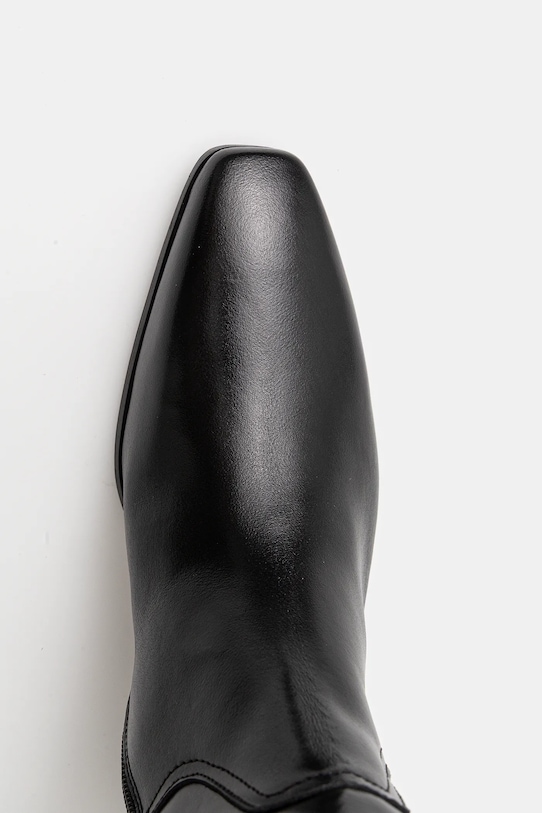 Gant ghete de piele Bassotte negru 31581076