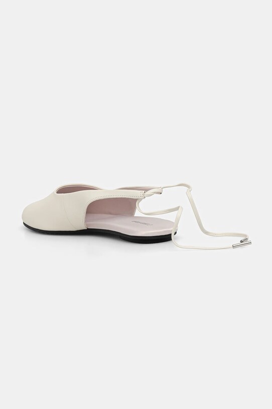 Încălțăminte Calvin Klein balerini de piele BALLERINA SLING BACK LTH HW0HW02655 bej
