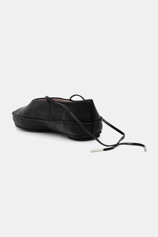 Παπούτσια Δερμάτινες μπαλαρίνες Calvin Klein BALLERINA MARY JANE STRAP LTH HW0HW02656 μαύρο