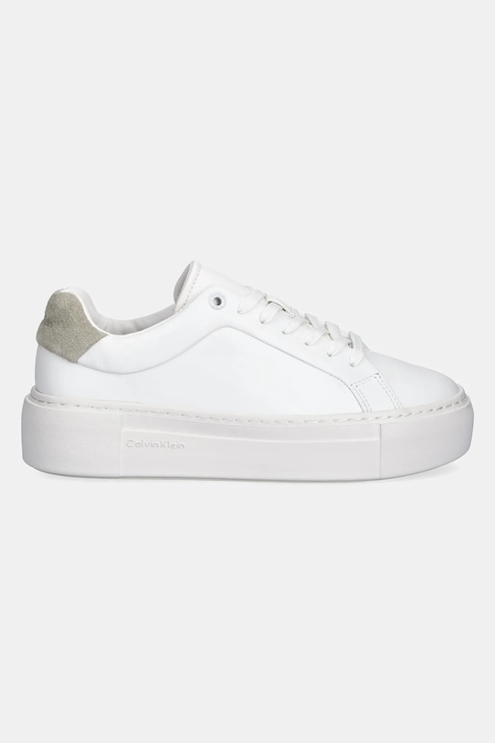 Calvin Klein sportcipő FF CUPSOLE LACE UP LTH HW0HW02570 fehér AW25