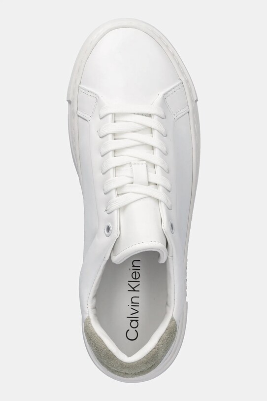 Calvin Klein sportcipő FF CUPSOLE LACE UP LTH fehér HW0HW02570