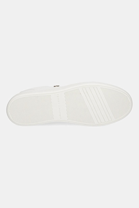 Tommy Hilfiger sneakersy skórzane ESSENTIAL ELEVATED COURT SNEAKER FW0FW08680 biały