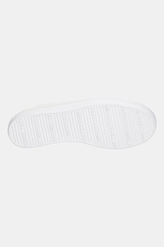 Ниски кецове Tommy Hilfiger TH OPEN MESH VULC SNEAKER FW0FW08684 бял