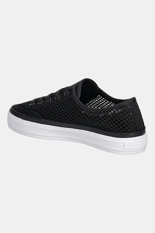 Obuv Tenisky Tommy Hilfiger TH OPEN MESH VULC SNEAKER FW0FW08684 čierna