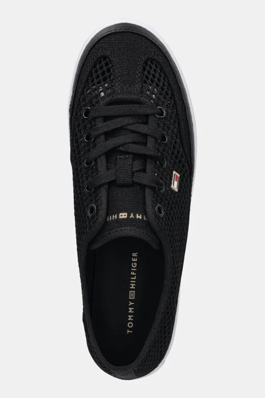 Tommy Hilfiger tenisówki TH OPEN MESH VULC SNEAKER czarny FW0FW08684