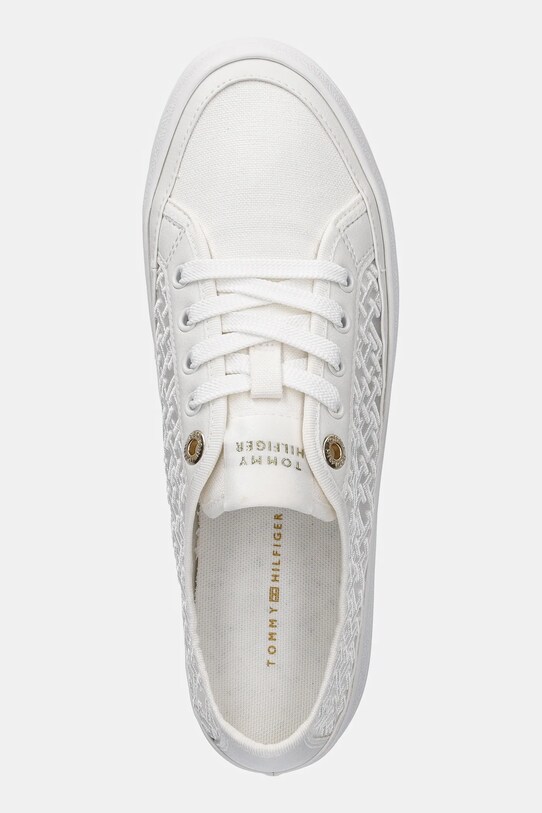 Кеды Tommy Hilfiger VULC EMBROIDERED SNEAKER белый FW0FW08685