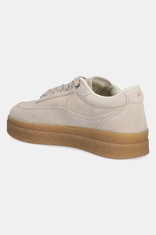 Obuwie Tommy Hilfiger sneakersy zamszowe MODERN COURT SNEAKER SUEDE FW0FW08686 beżowy