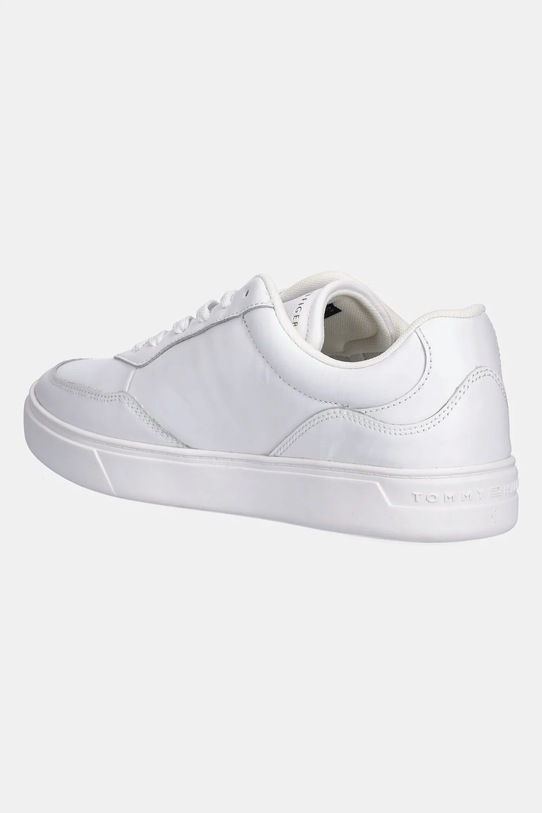 Scarpe Tommy Hilfiger sneakers in pelle CASUAL CUPSOLE SNEAKER FW0FW08689 bianco
