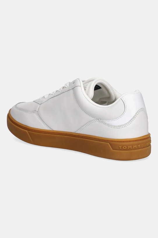 Παπούτσια Δερμάτινα sneakers Tommy Hilfiger CASUAL CUPSOLE SNEAKER FW0FW08689 μπεζ