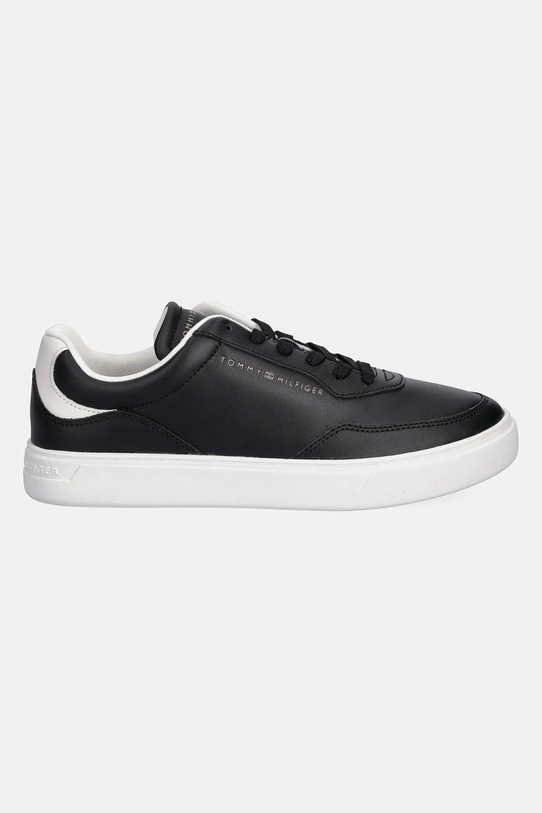 Usnjene superge Tommy Hilfiger CASUAL CUPSOLE SNEAKER FW0FW08689 črna AW25