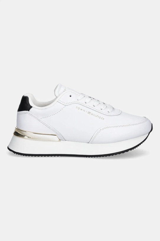 Δερμάτινα αθλητικά παπούτσια Tommy Hilfiger CHIC FASHION RUNNER FW0FW08695 λευκό AW25