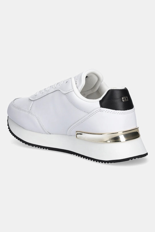 Încălțăminte Tommy Hilfiger sneakers din piele CHIC FASHION RUNNER FW0FW08695 alb
