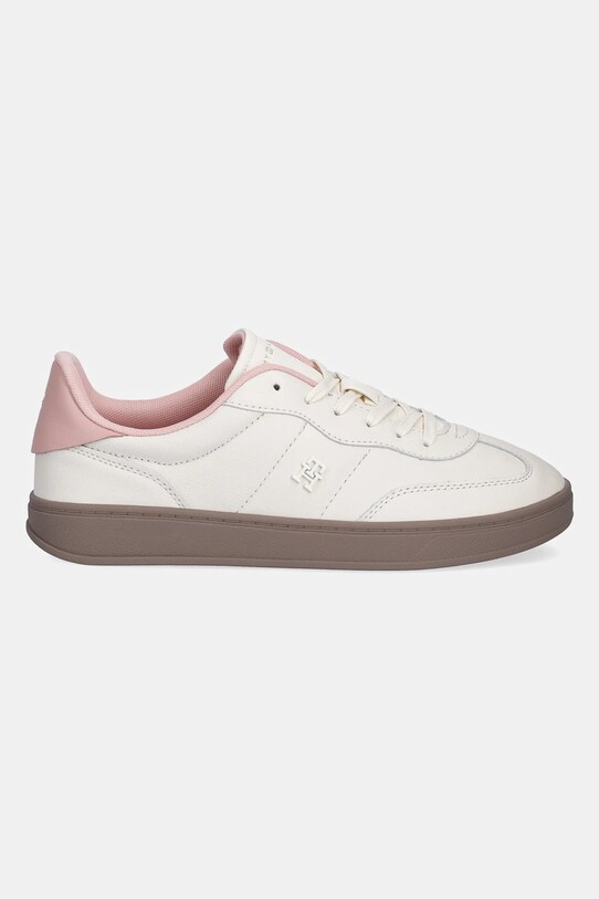 Tommy Hilfiger bőr sportcipő TH PREMIUM HERITAGE SNEAKER FW0FW08755 bézs AW25